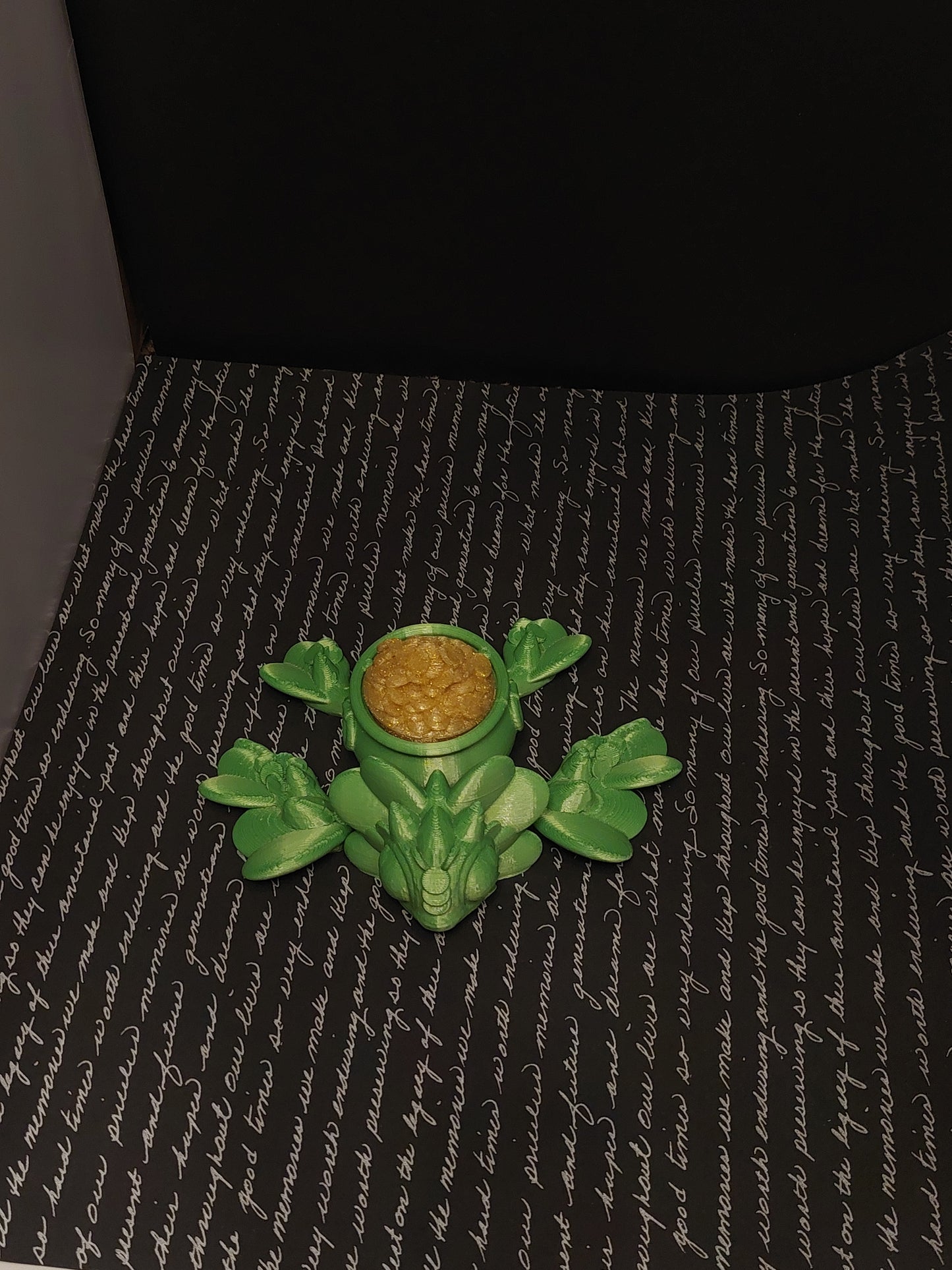 Lucky pot of gold turtle