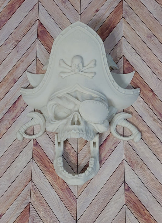 Pirate Skull Door Knocker