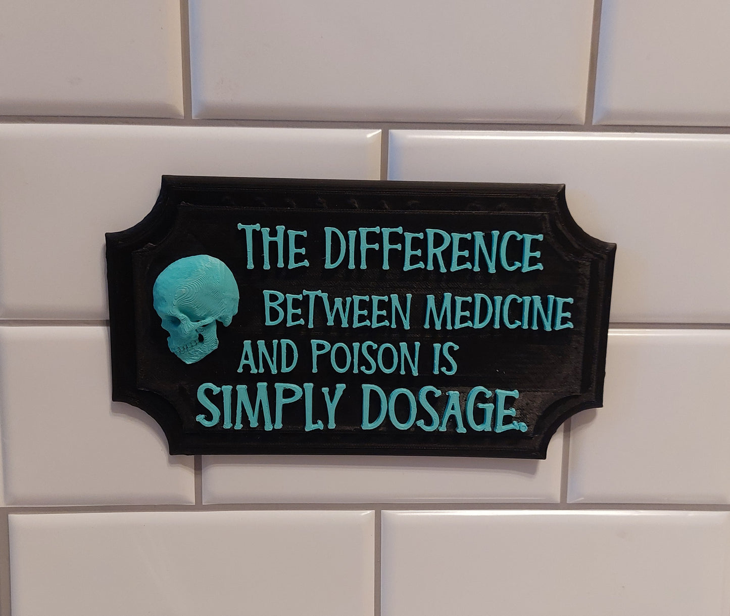 Medicine VS Poison sign