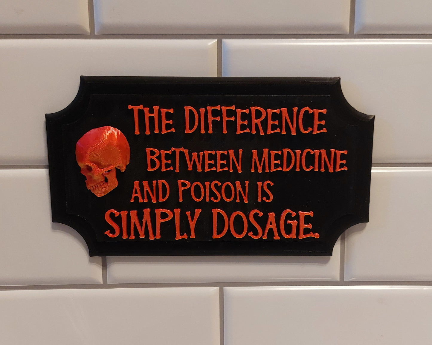 Medicine VS Poison sign