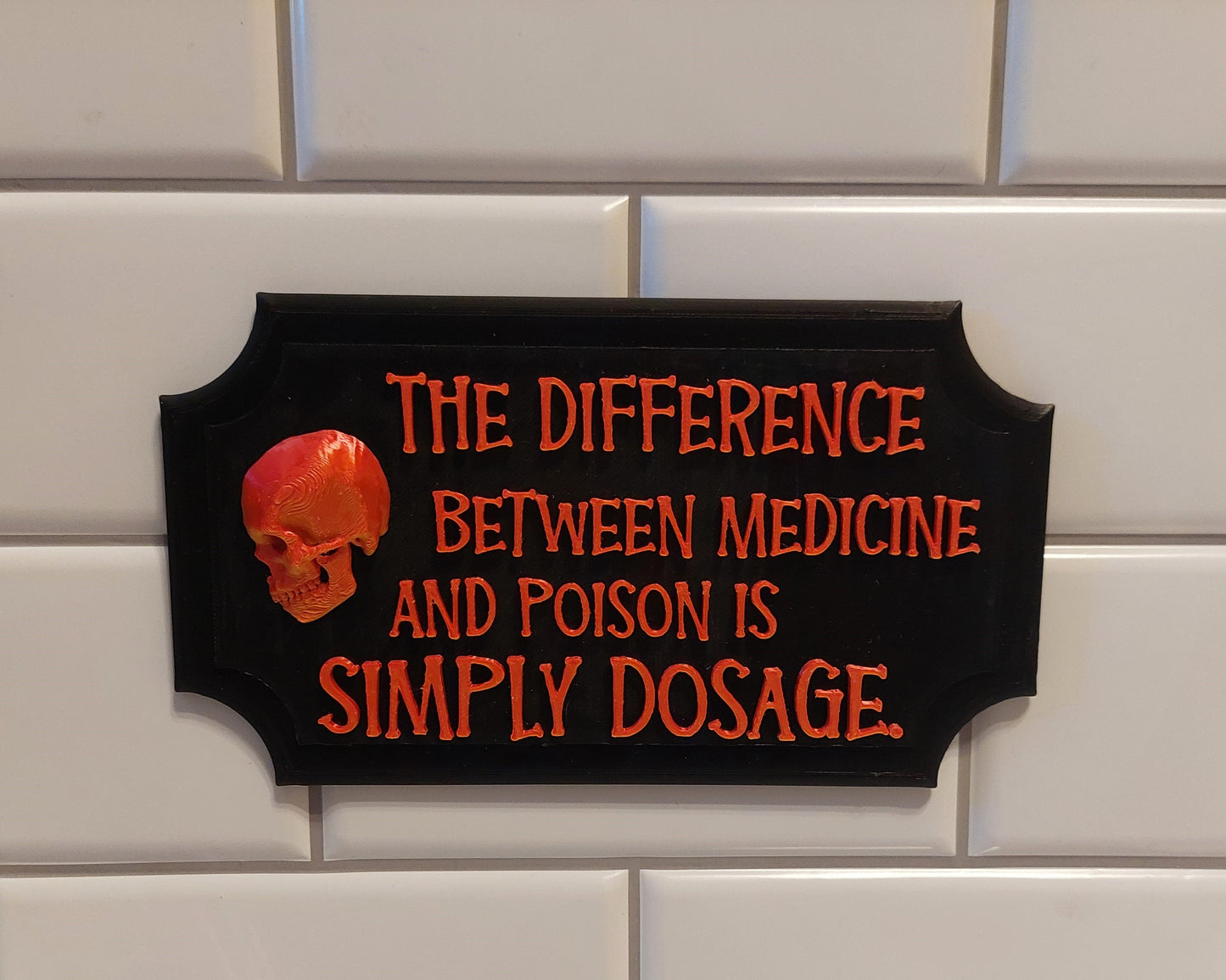 Medicine VS Poison sign