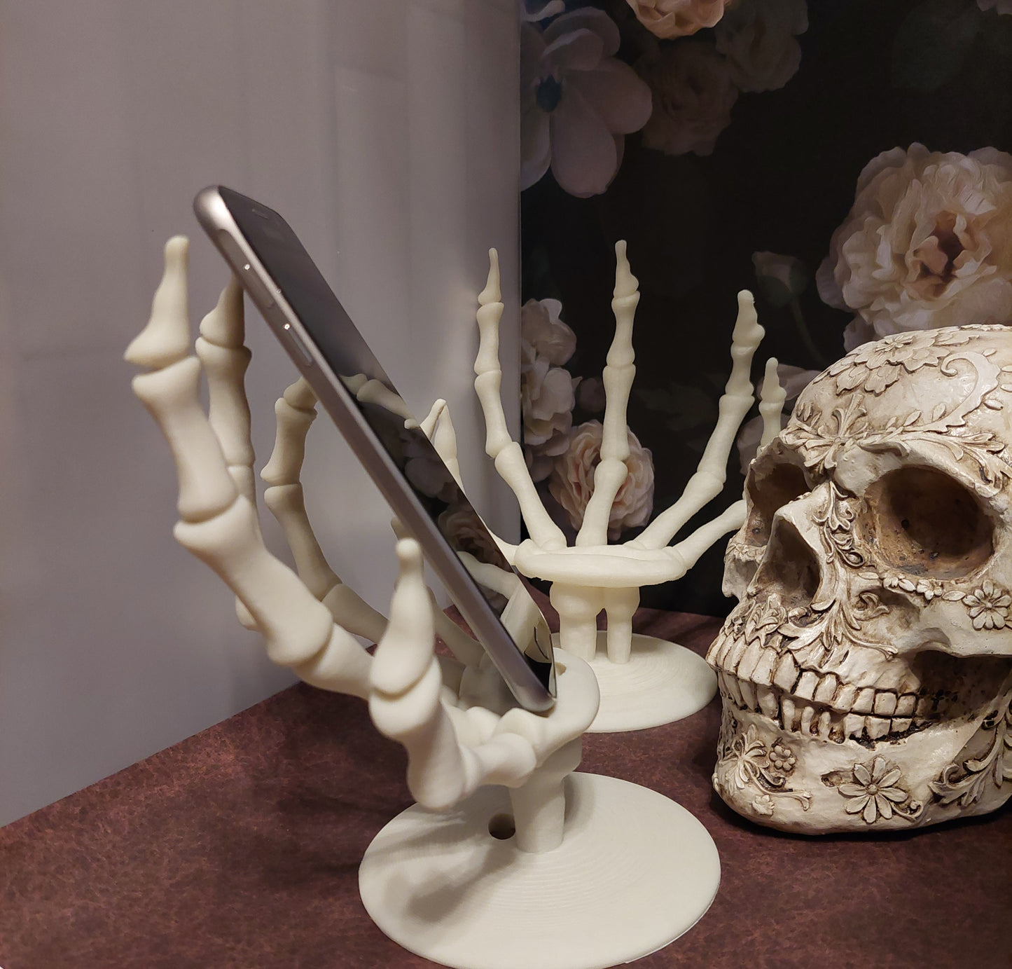 Digital Skeleton Phone Stand