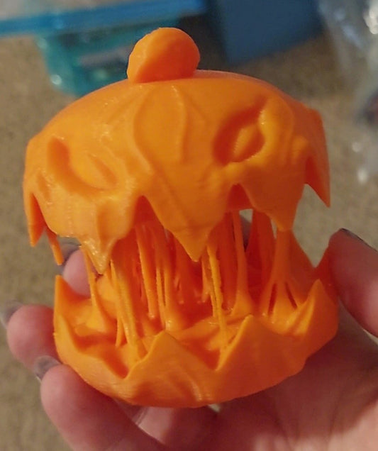 Digital Pumpkin Monster