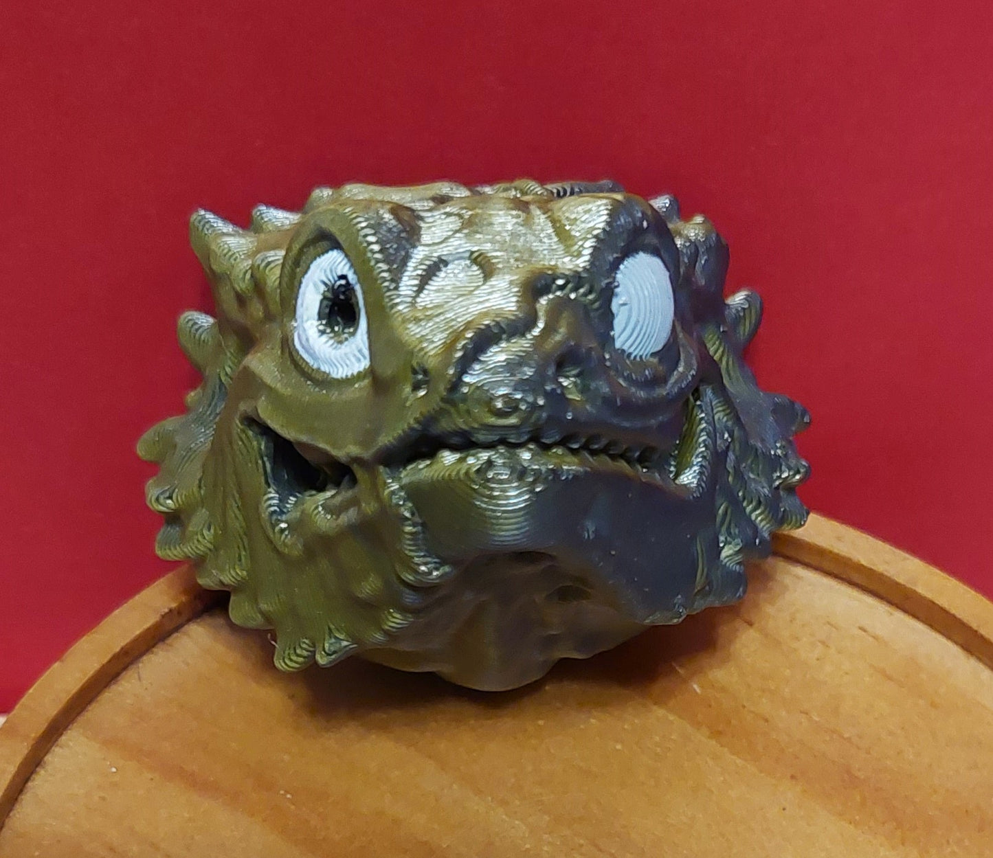 Zombie Gecko Head Magnet