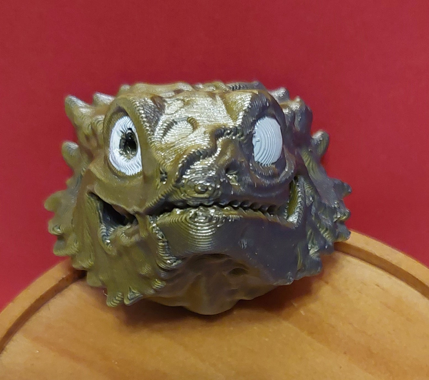 Zombie Gecko Head Magnet