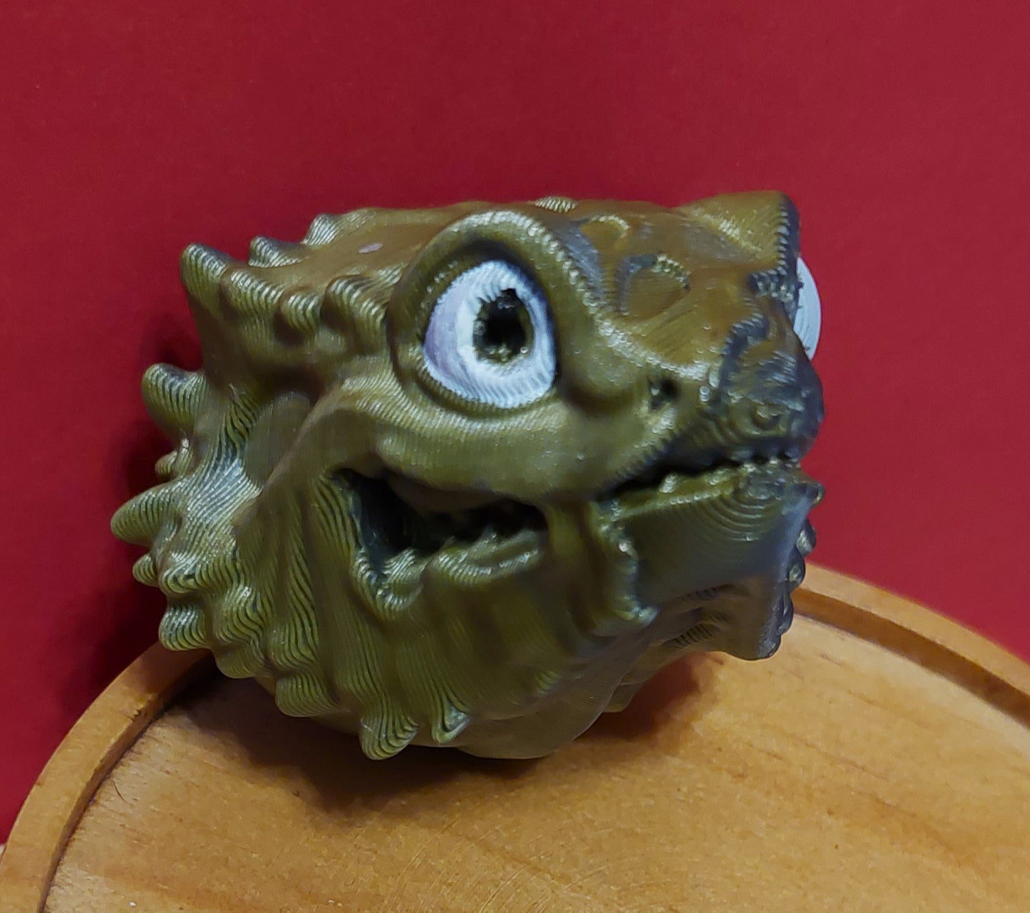 Zombie Gecko Head Magnet